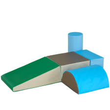 HomCom 5 db-os puha szerkezet készlet – 1–3 éves gyermekeknek, biztonságos játék készségfejlesztő