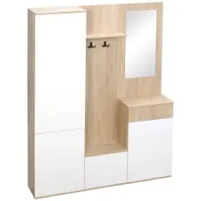 HomCom Bejárati Szervező Tükörrel bútor