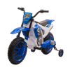 HomCom Elektromos Cross Motorkerékpár Gyerekeknek, 3-5 Év, 106,5 x 51,5 x 68, Kék