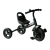HomCom fekete tricikli 74x49x55 cm