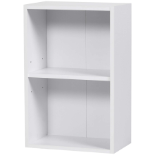 HomCom felfüggesztett könyvespolc, Wood / MFC, 40x24x61cm, fehér bútor