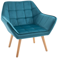 HomCom Fotel, 79 x 69,5 x 72,5 cm, fém / bársony, olajzöld bútor