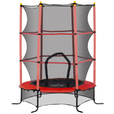 HomCom Gyerek Trambulin Ø163×190 cm – Biztonsági hálóval és védőrugókkal trambulin szett