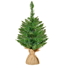 HomCom karácsonyfa, Mesterséges, 50 ágú, PVC, 55 cm, Zöld műfenyő