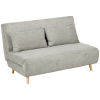 HomCom Kétszemélyes Kanapé, Szürke