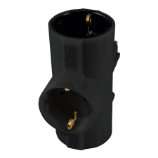 Home by Somogyi 3védőér.alj. T elosztó, fekete hosszabbító, elosztó