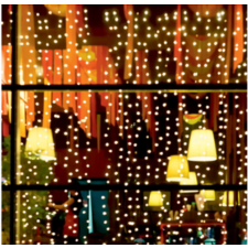Home by Somogyi Somogyi  LED-es fényfüggöny karácsonyfa izzósor