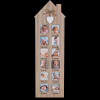 Home Decor BABY KÉPKERET 12 FOTÓHOZ 48X14,8X0,8CM NATÚR FA HATÁSÚ