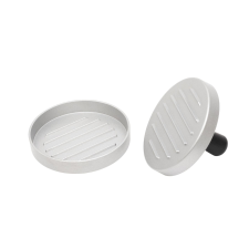 Home GRT06 hamburger prés, bordázott alumínium, átmérő 115 mm konyhai eszköz