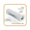 Home HF 10/T Kézi, tölthető ventilátorl, 10cm, türkiz, powerbankkal