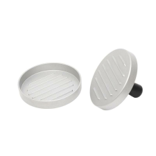 Home Home GRT06 hamburger prés, bordázott alumínium, átmérő 115 mm konyhai eszköz