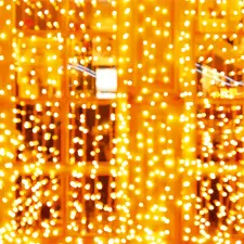 Home Home KAF200DWW DOT LED-es fényfüggöny, kül- és beltéri kivitel, 200db melegfehér LED, 2m x 2 m, választható ismétlődő időzítés villanyszerelés