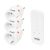 Home Home TH2313 távirányítható mini hálózati aljzat szett, 2300 W, 3 aljzat + 1 távirányító, 40m hatótáv