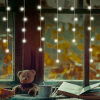 Home karácsonyi led ablakdísz, fényfüggöny,KAF 50C LED/WW melegfehér állófényű kaf50c, kaf50cled/ww