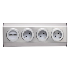 Home KNV 03/USB szerelhető konyhai elosztó USB aljzatokkal hosszabbító, elosztó