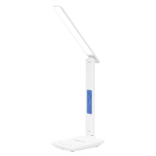 Home LED-es asztali lámpa vezeték nélküli töltővel, fehér világítás