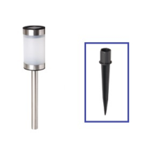 Home LED-es szolár kerti lámpa, MX 819, színváltós, fém, 400 mm kültéri világítás