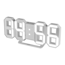 Home LTC 04 digitális 3D fehér ébresztőóra ébresztőóra