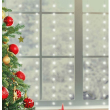 Home MLF 200/WH Micro LED-es távirányítós fényfüggöny karácsonyfa izzósor