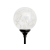 Home Napelemes üveggömb dekoráció, meleg fehér micro LED füzérrel (MX 624)