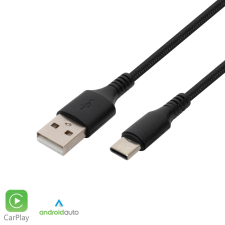 Home USBAC1 USB-C - Lightning Töltőkábel 1m - Fekete (USBAC1) kábel és adapter