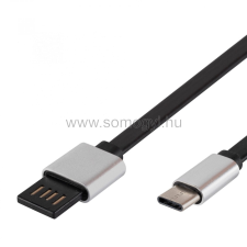 Home USBF C2 USB-C töltőkábel, lapos, 2m mobiltelefon kellék