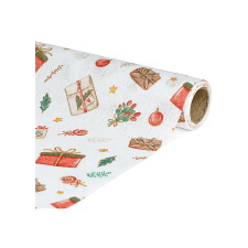 @HOME-XMAS Asztalterítő futó, 180 x 28 cm, 70% poliészter, 30% pamut (58206K) lakástextília