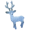 Home XMAS KDA 4 kültére LED-es akril rénszarvas dekoráció, 200 db hideg fehér 83cm x 50cm