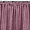 HOMEDE Sötétítő függöny MILANA szín világoslila stílus klasszikus bújtató 5 cm, 3 cm-es takaró redővel zsenília 220x300 HOMEDE
