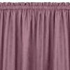 HOMEDE Sötétítő függöny MILANA szín világoslila stílus klasszikus bújtató 5 cm, 3 cm-es takaró redővel zsenília 280x300 HOMEDE