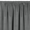 HOMEDE Sötétítő függöny VILA szín grafitszürke stílus klasszikus bújtató 5 cm bársony 135x245 HOMEDE