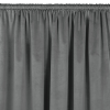 HOMEDE Sötétítő függöny VILA szín grafitszürke stílus klasszikus bújtató 5 cm bársony 265x300 HOMEDE