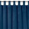 HOMEDE Sötétítő függöny VILA szín indigókék stílus klasszikus pántok 10 cm bársony 135x225 HOMEDE