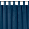 HOMEDE Sötétítő függöny VILA szín indigókék stílus klasszikus pántok 10 cm bársony 400x270 HOMEDE