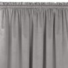 HOMEDE Sötétítő függöny VILA szín szürke stílus klasszikus bújtató 5 cm, 3 cm-es takaró redővel bársony 265x225 HOMEDE