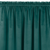 HOMEDE Sötétítő függöny VILA szín tengerzöld stílus klasszikus bújtató 5 cm, 3 cm-es takaró redővel bársony 265x175 HOMEDE