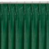 HOMEDE Sötétítő függöny VILA szín üvegzöld stílus klasszikus flex 9,5 cm kettős átfedéssel bársony 135x270 HOMEDE