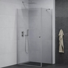 homedepo Mexen Pretoria 100x110 cm Aszimmetrikus nyílóajtós zuhanykabin 6 mm vastag vízlepergető biztonsági üveggel, 190 cm magas kád, zuhanykabin