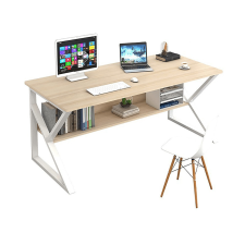 Homelux Íróasztal LT3705 természetes tölgyfa-fehér íróasztal