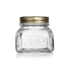  Homemade  üveg tároló + fém tető 300 ml konyhai eszköz