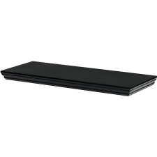 HOMEPRO Autronic Fali polc, 60 cm, MDF, fekete bútor