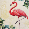 HomeTextiles FLAMINGÓ, jacquard párna panel