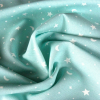 HomeTextiles KIDDY menta csillagos-holdas lakástextil, dekorvászon