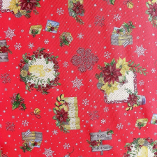 HomeTextiles NOEL HOUSE, karácsonyi mintás lakástextil dekorációs anyag karácsonyi textilia
