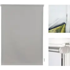  Homeware sötétítő roló- Easy Fix- thermo bevonattal, SZÜRKE (100*150 cm) lakástextília