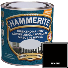 HOMOKSZÓRT FEKETE - HAMMERITE FÉMFESTÉK- KÖZVETLENÜL ROZSDÁRA - 0,75 L zománcfesték