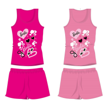 Homyl Barbie pamut nyári együttes - trikó-rövidnadrág szett - pink - 116