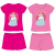 Homyl Disney Hercegnők pamut nyári együttes - póló-rövidnadrág szett - pink - 98