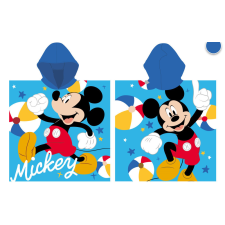 Homyl Disney Mickey egér gyorsan száradó poncsó - 55x110 cm lakástextília