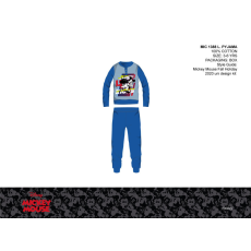Homyl Disney Mickey egér vékony pamut gyerek pizsama - jersey pizsama - középkék - 110